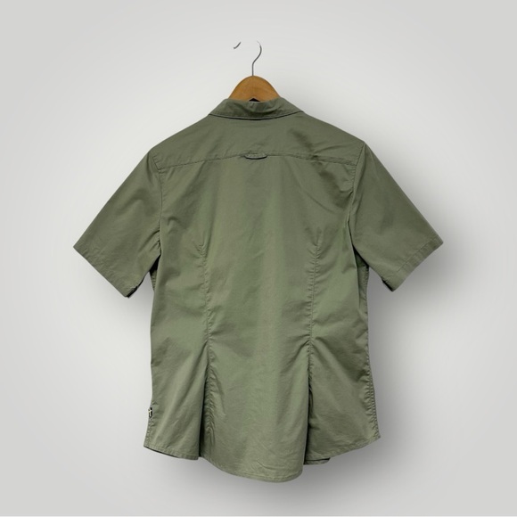 FJALLRAVEN High Coast Stretch Shirt Green Sz L Slim Fit - Picture 5 of 10